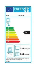 Four encastrable Bosch Série 8 Four intégrable 60 x 60 cm Noir HBG7541B1 – Image 5