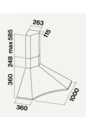 Hotte décorative murale Falmec ELIOS1540 – Image 2