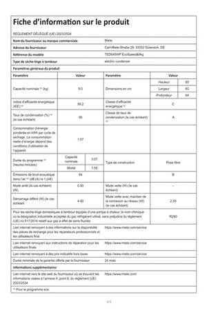 Sèche-linge pompe à chaleur Miele TED 645 WP – Image 11