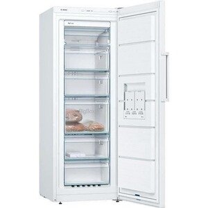 Congélateur armoire Bosch Série | 4 GSN29UWEW - Congélateur - vertical - largeur : 60 cm - profondeur : 65 cm - hauteur : 161 cm - 200 litres - classe E - blanc – Image 2