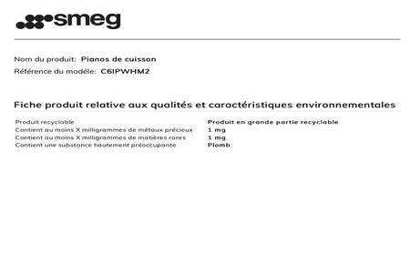 Cuisinière induction Smeg C6IPWHM2 – Image 9