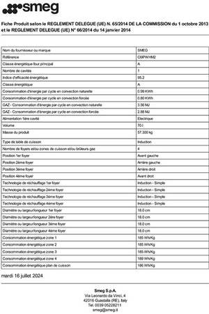 Cuisinière induction Smeg C6IPWHM2 – Image 12