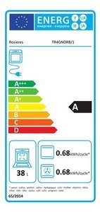 Combiné four lave-vaisselle Rosières TR4GNORB/1 - TRIO 3 EN 1 Blanc – Image 6