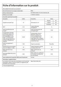 Lave-vaisselle pose libre Miele G7600 SC Autodos – Image 11