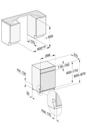 Lave-vaisselle encastrable Miele G7600 SCI IN AUTODOS - ENCASTRABLE 60 CM – Image 8