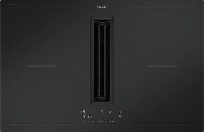Plaque de cuisson avec hotte intégrée Miele KMDA 7876 FL-U 125 Gala Edition Noir