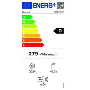 Réfrigérateur américain Samsung Réfrigérateur américain 91.2cm 640l ventilé RS70F64KDT – Image 3