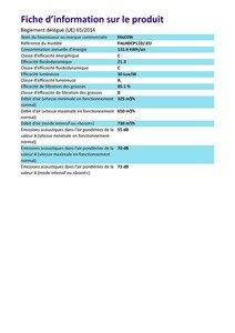 Hotte décorative murale Falcon FALHDCP110SC/-EU INOX CHROME EVAC / 110 CM – Image 4