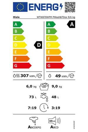 Lave-linge séchant Miele WTW 870 WPM – Image 8