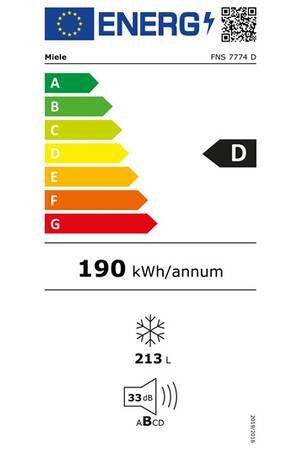 Congélateur armoire Miele FNS 7774 D - ENCASTRABLE 177CM – Image 6