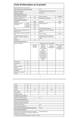 Congélateur armoire Miele FNS 7774 D - ENCASTRABLE 177CM – Image 7