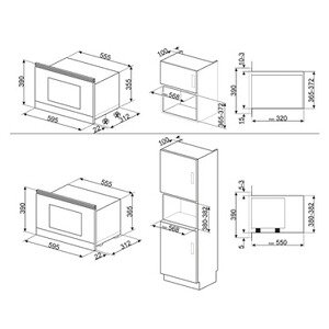 Micro-ondes mono-fonction Smeg MP822NPO Beige – Image 4