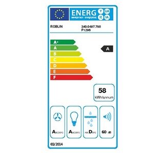Hotte escamotable Roblin ELINA 900 VERRE NOIR – Image 2