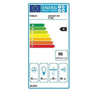 Hotte escamotable Roblin ELINA 900 VERRE NOIR – Image 5