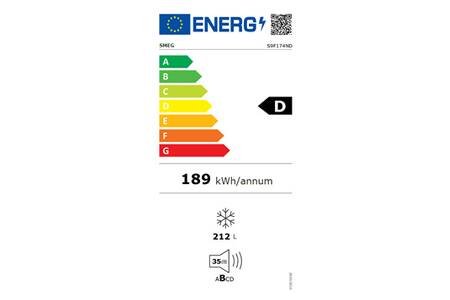 Congélateur armoire Smeg S9F174ND intégrable - 178 cm – Image 5