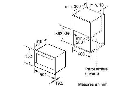 Micro-ondes mono-fonction Siemens BE634LGS1 – Image 4