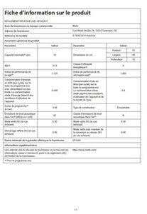 Lave-vaisselle encastrable Miele G7650 SCVI AutoDos - ENCASTRABLE 60CM – Image 9