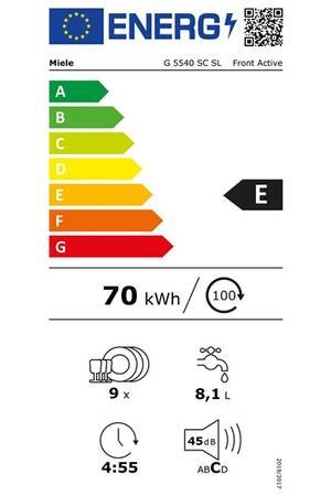 Lave-vaisselle pose libre Miele G 5540 SC SL INOX – Image 7