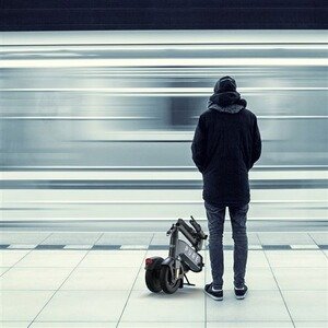 Trottinette électrique Pure Electric Pure Advance Flex 500 W Gris Mercure Métallisé – Image 6