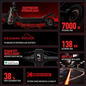 Trottinette électrique Segway Super Scooter GT3 Pro – Image 4