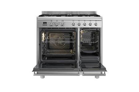 Piano de cuisson Smeg ESTHETIQUE CLASSICA 90cm MIXTE INOX - SCB92MX8 – Image 4