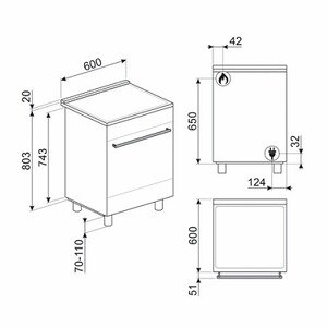 Cuisinière induction Smeg C6IPBLT2 – Image 9