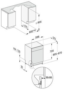Lave-vaisselle encastrable Miele G 7600 SCU - 60 CM – Image 9