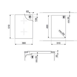 Plaque induction Smeg SIM6323R – Image 3