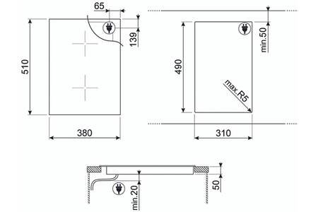 Plaque induction Smeg SIM6323R – Image 4