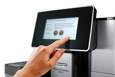 Expresso avec broyeur Delonghi PRIMADONNA SOUL ECAM610.74.MB METAL ET NOIR – Image 3