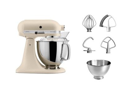 Robot pâtissier Kitchenaid ARTISAN GRAINE DE LIN 4,8L - 5KSM175PSEFL – Image 2