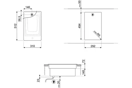 Friteuse classique Smeg Friteuse PGF30F INOX – Image 3