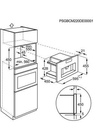 Machine à café encastrable Electrolux EBC85X – Image 7